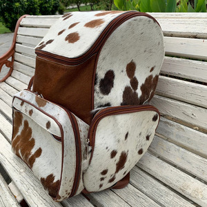 Sacs à dos en cuir de vachette véritable, fournisseur en gros, personnalisation OEM, qualité export, sacs d'école pour étudiants à prix raisonnable - Product Image 5