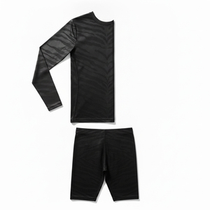 Premium Quality <b>Compression</b> Uniform Quick Dry Workout Set Custom Print <b>Mens</b> Spandex Leggings Long Sleeve Sportswear Kit - Product Image 2