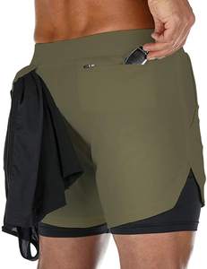 Custom Unisex Sporty Pattern Footy <b>Shorts</b> with <b>Pockets</b> Quick Dry Breathable Elastic Waist Customized Private Label - Product Image 4