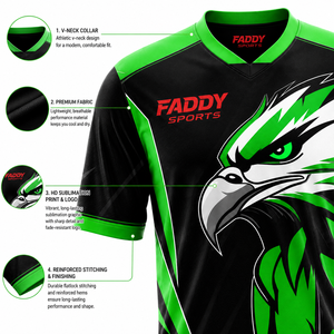 Camiseta Deportiva Personalizada Profesional para Esports, Sublimada, Transpirable, Uniforme de Equipo, Secado Rápido, con Estampado de Águila - Product Image 4