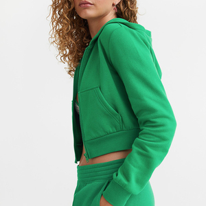 Sudadera informal de otoño para gimnasio, jersey de diseñador de algodón liso con bordado, sudadera con capucha larga, ropa urbana personalizada para mujer, amarillos - Product Image 3