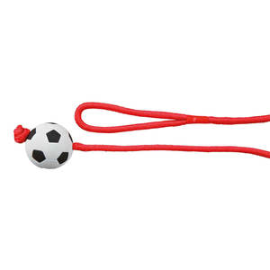 Pelota de Goma Suave con Cuerda de 6 cm de Diámetro y 1 m de Longitud, Juguete Interactivo y de Movimiento para Mascotas - Product Image 1