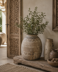 Maceta Colgante de Madera Vintage, Florero Decorativo Tallado a Mano para Hogar, Jardín, Sala de Estar, Entrada - Product Image 6
