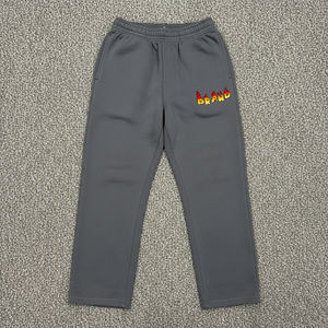 Pantalones de Hombre de Alta Calidad, 100% Algodón, Estilo Casual, con Cordón Ajustable, Ligeros, para Invierno, Color Sólido - Product Image 1