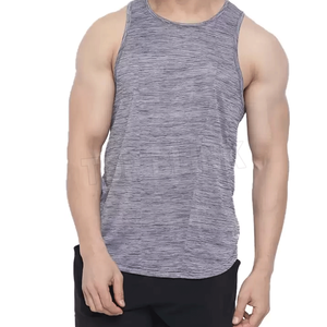 Modern Men <b>Running</b> <b>Singlet</b> Quick Dry Breathable Sleeveless Lightweight Gym Workout Tank Top Custom Logo Sports Fitness - Product Image 1