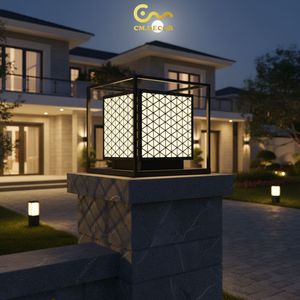 300 lm LED Outdoor/Wall/Villa/Garde Gate pillar light Viet Nam CM Decor 1-Year steel/inox 3500K (Warm White) AC 220V( ± 10%) - Product Image 4