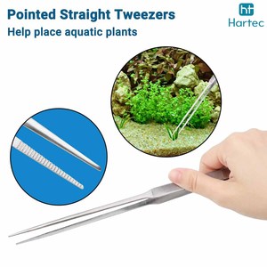 Juego de Herramientas Multiusos de Acero Inoxidable para el Cuidado de Plantas de Acuario, Tijeras de Podar, Pinzas, Espátula para Sustrato - Product Image 2