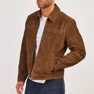 Premium Quality Outerwear Winter <b>Suede</b> Leather <b>Jacket</b> Soft Touch Material Tailored Fit Perfect For Casual Wear And Seasonal Use - Product Image 1