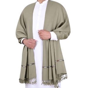 Chales de Cachemira 100% de Alta Calidad al por Mayor para Hombre, Color Sólido, Chales de Lana Tejidos para Invierno, Secado Rápido, Servicio OEM - Product Image 1