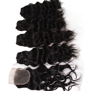 Obtenez des résultats digne d'un salon avec des mèches de cheveux humains avec closure HD, offrant une texture uniforme, une finition raffinée et une grande durabilité. - Product Image 3