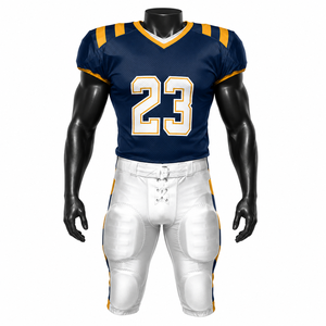Uniforme de Fútbol Americano Personalizable en Diferentes Colores, Transpirable y Moderno, Talla Grande, con Nombre y Número del Equipo - Product Image 1