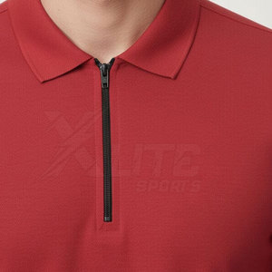 Nouvelle Arrivée Chemises Homme à Fermeture Éclair Unies Teintes à Manches Courtes en Tissu Respirant Viscose/Coton Style Décontracté Tendance - Product Image 6