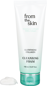 [FROM THE SKIN] โฟมล้างหน้ากลูตาไธโอนคอลลาเจน 150 มล. |   คลีนเซอร์ทำความสะอาดรูขุมขนเพื่อผิวกระจ่างใส |   โฟมล้างหน้าสูตรเกาหลี |   ทุกสภาพผิว - Product Image 6