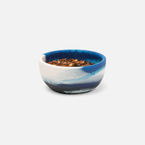 Bol de service en résine contemporaine de luxe, fait main, décoratif, pour fruits, élégant centre de table pour la cuisine moderne. - Product Image 5