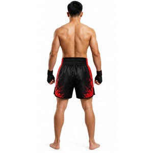 Pantalones Cortos de Boxeo Muay Thai Casuales de Primera Calidad para Hombre, Diseño Personalizado por Sublimación, 100% Poliéster, Transpirables, de Secado Rápido, Cintura Elástica - Product Image 4