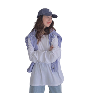 Camiseta unisex tela algodón nueva moda manga larga Camisetas hombres calidad manga larga Camiseta para hombres - Product Image 2