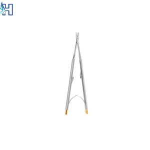 Porte-aiguille chirurgical Mathieu réutilisable avec prise sécurisée pour les procédures cliniques et hospitalières - Product Image 1