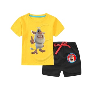 Conjuntos de ropa para niños pequeños, nuevo traje de moda de verano para bebés, conjuntos informales de algodón, ropa para niños, conjuntos de pantalones cortos y camisetas para niños - Product Image 2