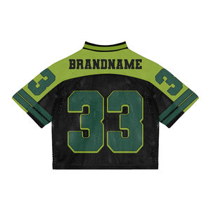 Camiseta de malla con cuello en V de poliéster de 180 g personalizada al por mayor para hombre, ligera, transpirable, de verano, estilo urbano, holgada y extragrande - Product Image 5