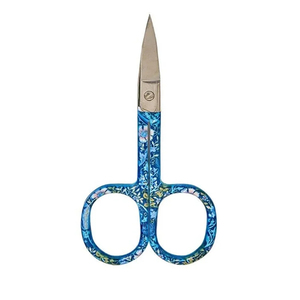 Ciseaux à sourcils professionnels en acier inoxydable personnalisés, couleur plasma noire, légers, écologiques et réutilisables – Meilleures ventes - Product Image 1
