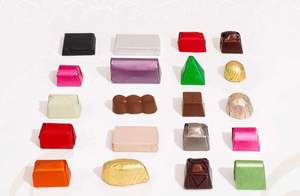 EcoRev Food Grade Golden Aluminum Foil 8011 Alloy <b>Chocolate</b> Candy Wrap Sheet Luxury Embossed Foil - Product Image 4