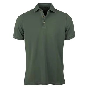 เสื้อโปโลสีพื้นแบบใหม่สำหรับผู้ชาย ไซส์ใหญ่ เสื้อโปโลสำหรับผู้ชายใส่หน้าร้อน - Product Image 1