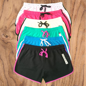 Pantalones Cortos de Mujer de Poliéster y Algodón para Playa y Entrenamiento, Lote de Excedentes de Proveedor a Granel, Hechos en Bangladesh - Product Image 4
