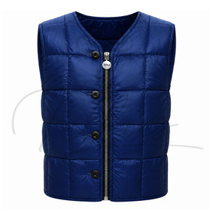 Wholesale Latest Style Custom Women Eco-Friendly Windproof <b>Puffer</b> <b>Jackets</b> <b>Cropped</b> Winter Warm <b>Puffer</b> Vest for Women for Sale - Product Image 1