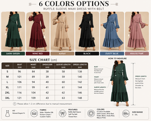 Robe Abaya Kaftan Musulman Ramadan pour Femmes, Djellaba Dubai Jalabiya Élégante, Robe Longue Africaine Grande Taille Boubou Femme - Product Image 2