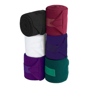 2026 Customized Equestrian Horse Polo Wraps Fleece Stable <b>Bandages</b> <b>Elastic</b> Leg Support Wraps for Horse Care - Product Image 5