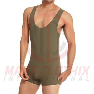 Venta al por Mayor de Singletes de Lucha Libre con Nuevo Diseño en Grandes Cantidades, Ligeros, de Secado Rápido, Color Personalizado, Singletes de Lucha Libre para Hombre - Product Image 4