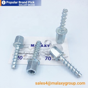 MALAXY Vis autotaraudeuse à béton avec filetage intérieur pour tige de suspension de 3/8 "<span class=keywords><strong>Boulon</strong></span> d'ancrage à béton fileté <span class=keywords><strong>femelle</strong></span> - Product Image 3