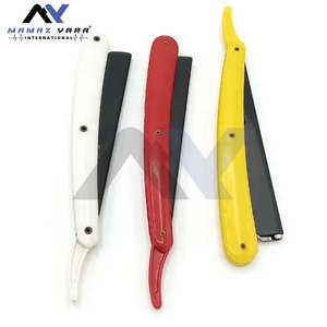 Navaja de Afeitar Profesional Premium para Barbería con Logotipo Personalizado, Cuchilla Deslizante para Cortes de Pelo y Mango de Plástico - Product Image 5