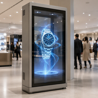 Boîte d'affichage LCD transparente 3D AI pour spectacle de hologramme d'humain numérique virtuel en intérieur