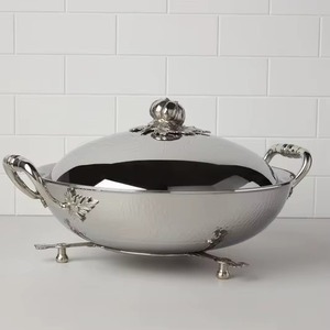 Direct Factory Fashionable Trending Design New <b>Customized</b> Steel Chafing Dish High Quality Direct Indian Factory Sale - Product Image 2