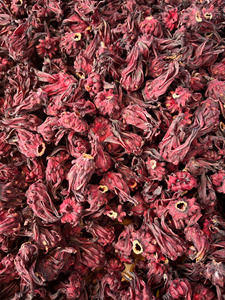 Fleurs d'hibiscus séchées naturelles, ingrédient pour thé en fleurs, thé en vrac, thé aux herbes santé pour boissons, desserts et transformation alimentaire - Product Image 5