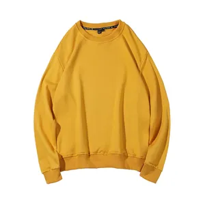 Street Wear High Quality 100% Cotton Sweatshirts Men New Quality Blank Sweatshirt Men Custom Logo with Men's Sweatshirt - Product Image 3