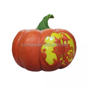Mansión calabaza linterna vela de Halloween pequeña escoba embrujada con Pilar bruja silla <span class=keywords><strong>reclusa</strong></span> araña espantapájaros foto Op ratones - Product Image 2