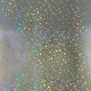 Bulk Star Holographic Transparent Self Adhesive Film Roll Waterproof Rainbow Laser Effect <b>Vinyl</b> Sheet Decorative Sticker Film - Product Image 4