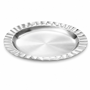 Plateau de service rectangulaire en acier inoxydable finition miroir, style moderne et luxueux, pour hôtel, restaurant et décoration de table. - Product Image 4