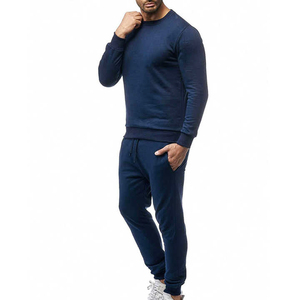 Ensemble de survêtement d'hiver pour hommes, 2 pièces, coupe classique, pantalon long, couleur unie, séchage rapide, pour hommes - Product Image 4