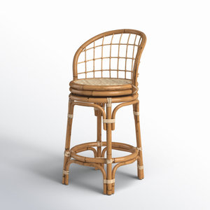 เก้าอี้เคาน์เตอร์ไม้เนื้อแข็ง24 \ "พร้อมเก้าอี้ในครัวทอเก้าอี้สตูลทันสมัยและออตโตมาน - Product Image 4