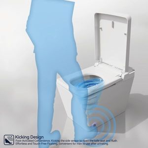 Inodoro Inteligente con Función de Agua Caliente, Apertura y Cierre Automáticos, Control Remoto, Producto para Baño - Product Image 2