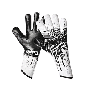 Gants de match hybrides techniques : Latex allemand 4 mm, Fingersave, Néoprène, Double sangle, Équipement de football OEM personnalisé en gros - Product Image 6