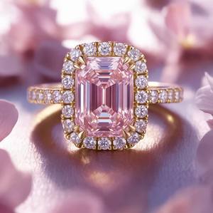 แหวนเพชรมรกตและอัญมณี925สีเงินสเตอลิงสำหรับสุภาพสตรี-หมั้นสุดหรูและเครื่องประดับครบรอบ - Product Image 1