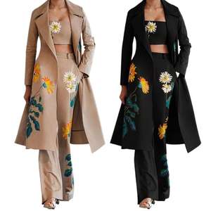 Ensemble de survêtement sportif léger personnalisé 2 pièces en nylon froissé réfléchissant : veste coupe-vent et pantalon - Product Image 4