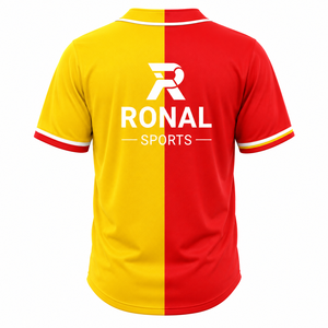 Uniforme de Béisbol Personalizado para Hombre, Ropa Deportiva con Impresión por Sublimación, Cierre de Botones, Jersey de Béisbol Personalizado - Product Image 2