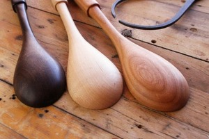 ช้อนไม้แกะสลักด้วยมือ ช้อนเสิร์ฟขนาดเล็กน่ารักๆ อุปกรณ์ทำมือสไตล์เรสติก และไอเดียของขวัญสุดพิเศษ - Product Image 6