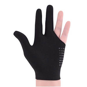 Guantes de billar XXL personalizables de 3 dedos, ligeros y elásticos, 82% nailon/18% spandex SG-001, proveedor de Pakistán - Product Image 2