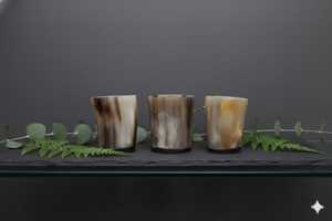 Jarra de Cerveza Hecha a Mano de Cuerno de Búfalo, Taza Rústica Vintage para Beber, Irrompible, Regalo Artesanal para Restaurantes - Product Image 2